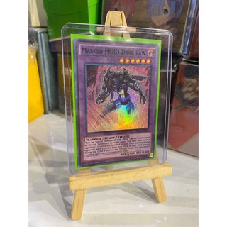 [ Dưa Hấu Yugioh ] Lá bài thẻ bài Masked HERO Dark Law – Super Rare - Tặng bọc bài nhựa bảo quản