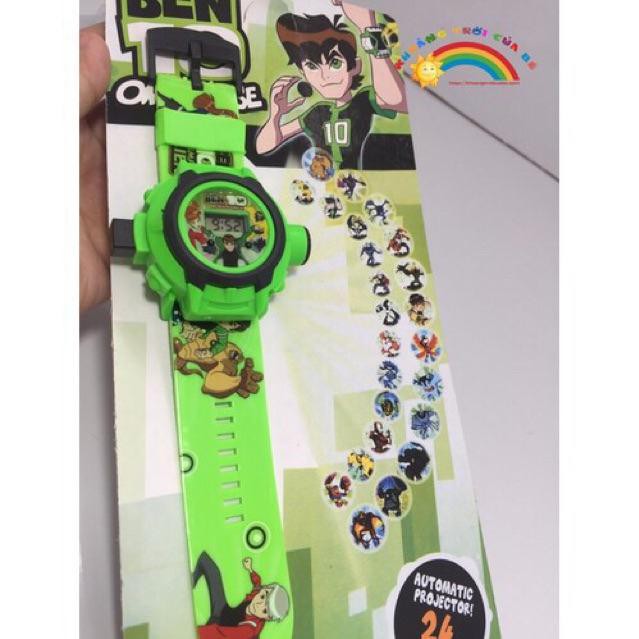 Đồng hồ Ben 10 chiếu hình nhân vật 3D siêu hot