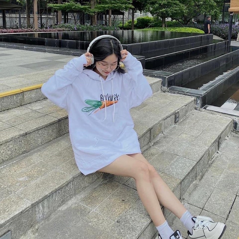 [sẵn] Áo Hoodie Form Rộng BINKWORK - pqk boutique