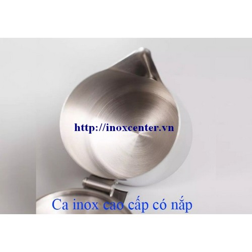 Ca đong inox cao cấp có nắp