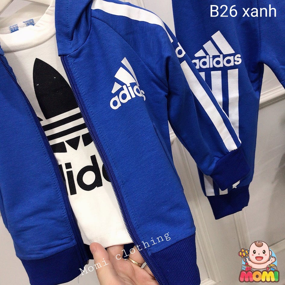 Bộ adida 3 chi tiết dành cho bé trai -B26 - CAM KẾT HÀNG NHƯ HÌNH