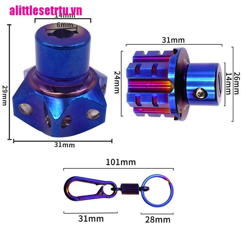 [alittlesetrtu] Chìa Khóa Xe Máy Mạ Điện Màu Sắc