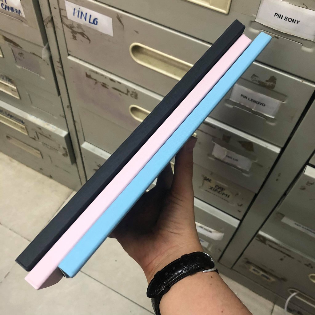 Bao Da Smart Book Cover Chính Hãng Samsung Galaxy Tab S6 Lite P615 P610 Chức Năng Đóng Tắt Màn Hình Có Khay Để Bút
