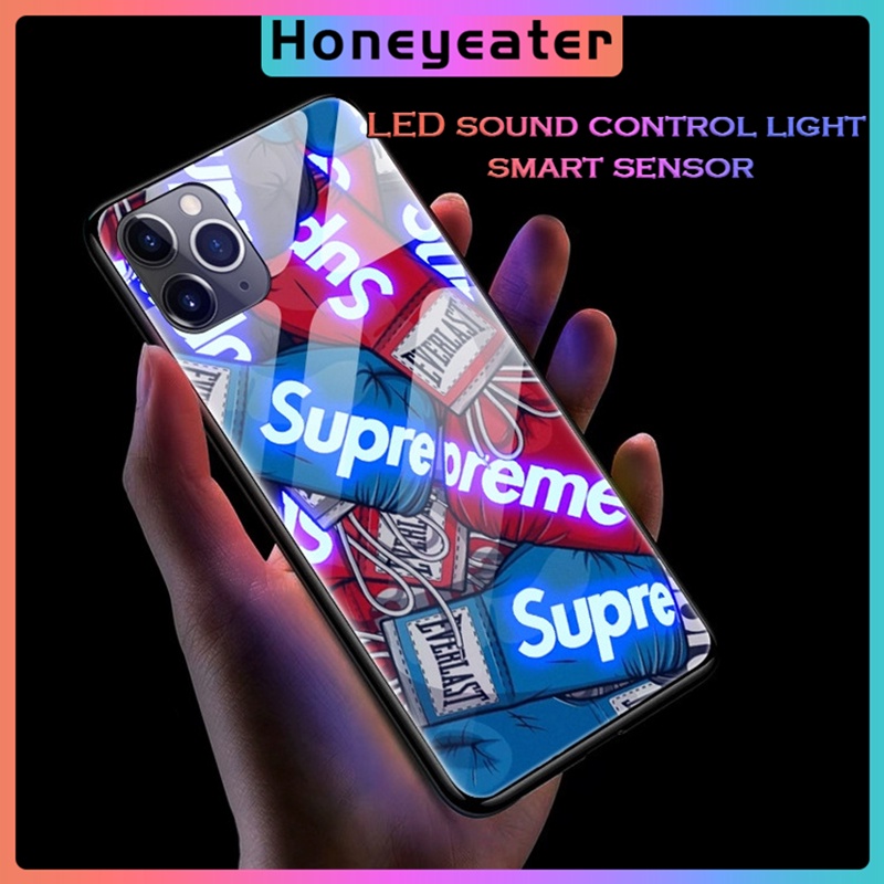 Ốp Điện Thoại Có Đèn LED Nhấp Nháy Cho Iphone 13 12 11 Pro Max XS Max