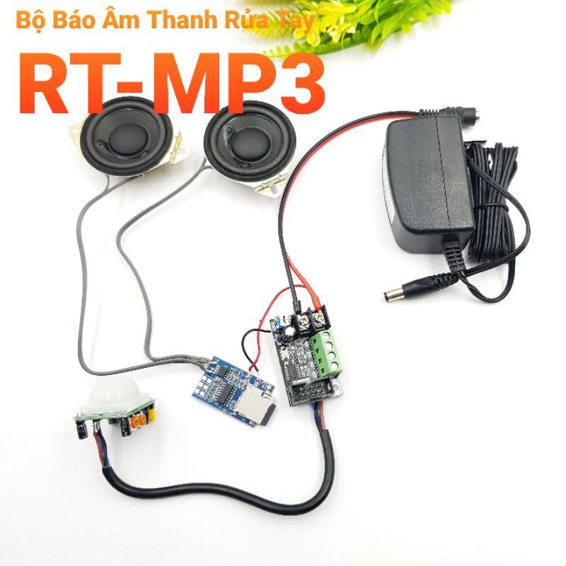 Bộ Báo Âm Thanh Rửa Tay Tự Động RT-MP3 bộ phát nhạc theo cài đặt - ShopLinhKienM2M
