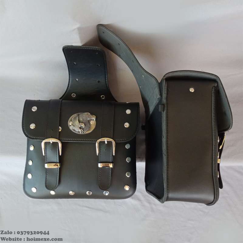 Cặp Túi Da Treo Hông  Xe Máy, Túi Đựng Đồ Cho Moto