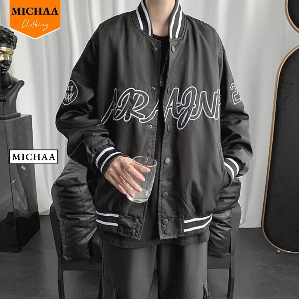 Áo Khoác Bomber Dù AJNARP Nam Nữ Ulzzang Unisex Chống Nắng Thể Thao - MICHAA