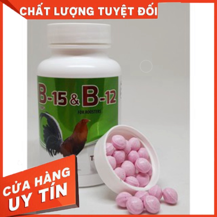 Combo Gallomin & B15&b12 - Thuốc nuôi tăng bo cho gà đá