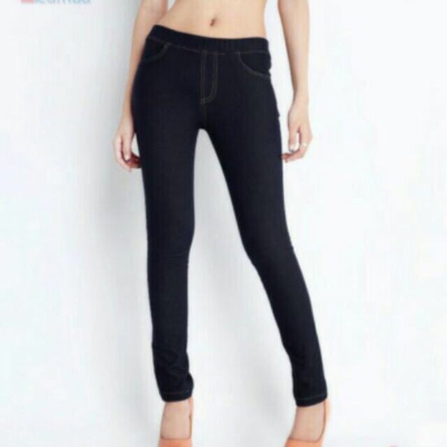 Quần legging GIẢ JEANS (Đen) | BigBuy360 - bigbuy360.vn