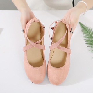 [ORDER] Giày búp bê ballet dây chéo