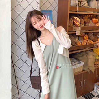 VÁY 2 DÂY VOAN TRƠN DÁNG BASIC