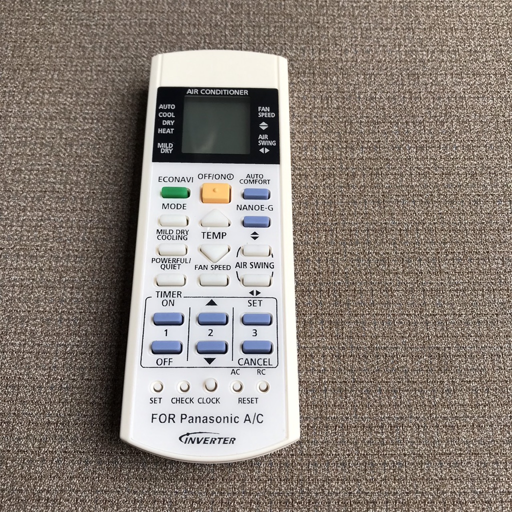 Điều khiển điều hòa panasonic, Remote máy lạnh panasonic CS-S10MKH-8 hàng tốt