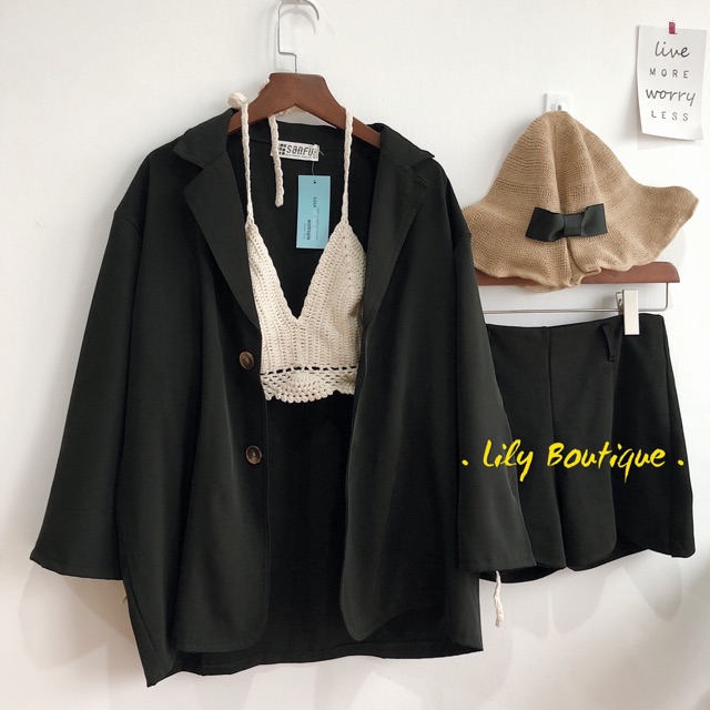 Blazer lụa
