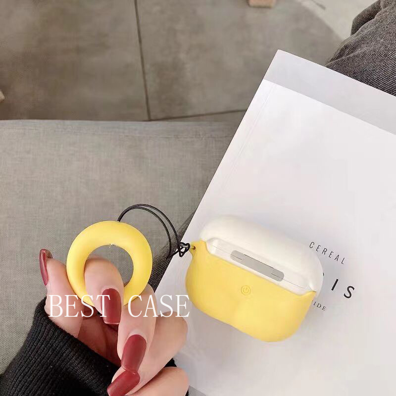 Vỏ Đựng Bảo Vệ Hộp Sạc Tai Nghe Airpods Hình Quả Trứng Ngộ Nghĩnh