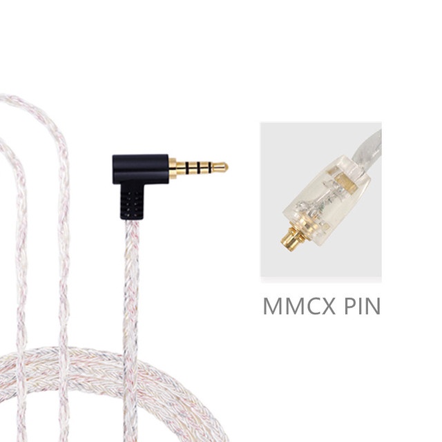 Dây Cáp Nâng Cấp Âm Thanh JC16S 16 Shares 480 Cho Tai Nghe Shure MMCX KZ EDX ZSN ZS10 PRO TFZ T2 Aria