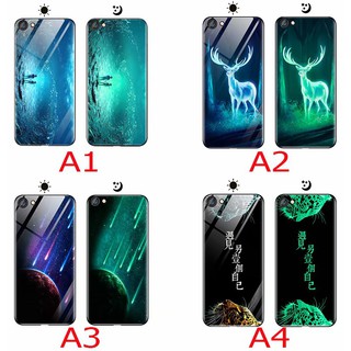 Ốp điện thoại dạ quang kính cường lực cho OPPO R9S / R9s Plus / F3 + / R11 / r17