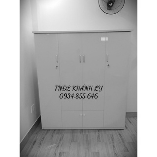 Tủ nhựa đài loan 4 cánh 165x185 nhựa đài loan(TPHCM)