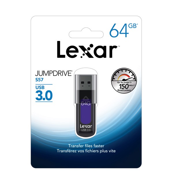 USB Lexar JUMPDRIVE S57 3.0 64G | BigBuy360 - bigbuy360.vn