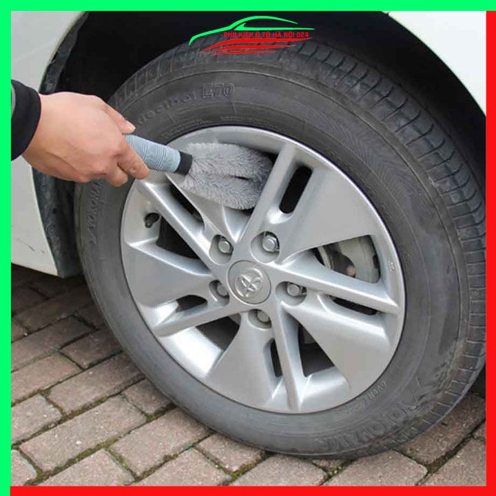 Bàn chải vệ sinh bánh xe dụng cụ rửa xe loại thẳng