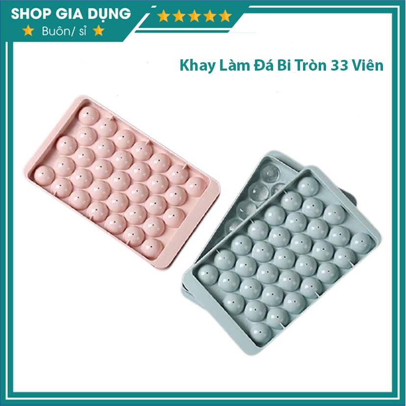 KHAY LÀM ĐÁ BI TRÒN THẾ HỆ MỚI LOẠI LỚN 33 VIÊN SIÊU HOT