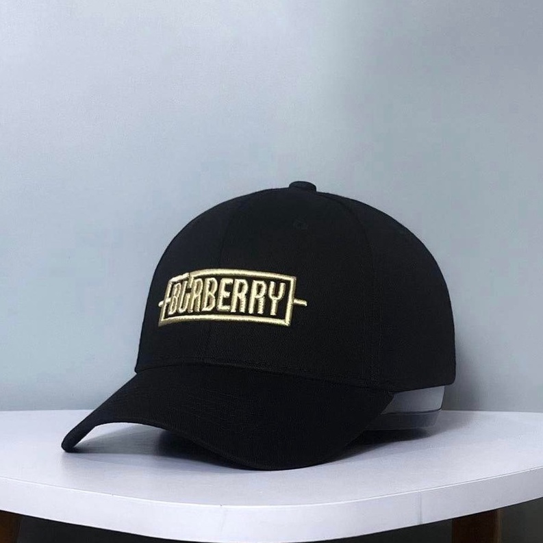 Mũ lưỡi trai Burberry màu đen cá tính dành cho cả nam và nữ full hộp để làm quà tặng