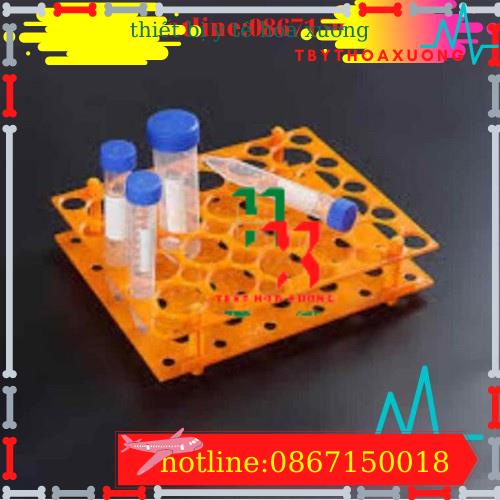 Giá Đựng Ống Nghiệm, ống Ly  Tâm , Ống Falcon 10ml,15ml,50ml, Màu Cam