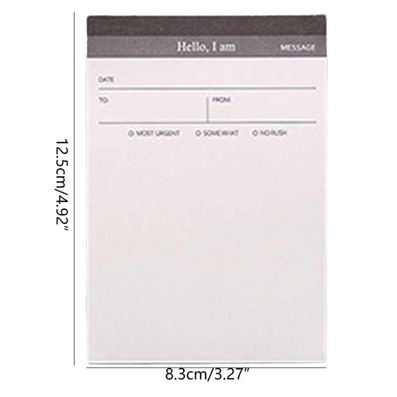 Tập Giấy Ghi Chú Bỏ Túi Hàng Tuần Tiện Lợi