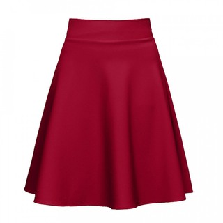 Chân váy xoè đầu gối Phối túi(L dài 52cm,XL dài 62cm)