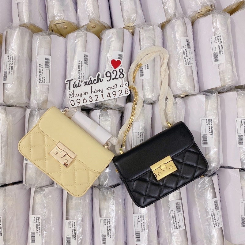 Túi CK đinh sườn ô trám size 18cm