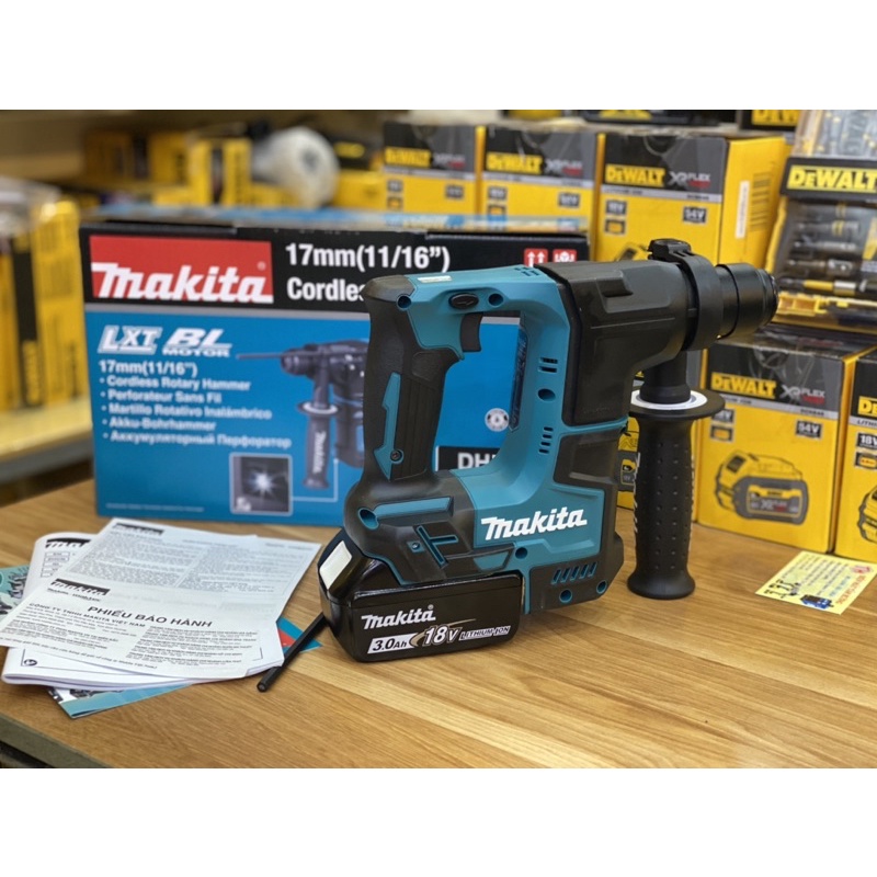 Khoan bê tông 2 chức năng dùng pin 18V Makita Dhr171z