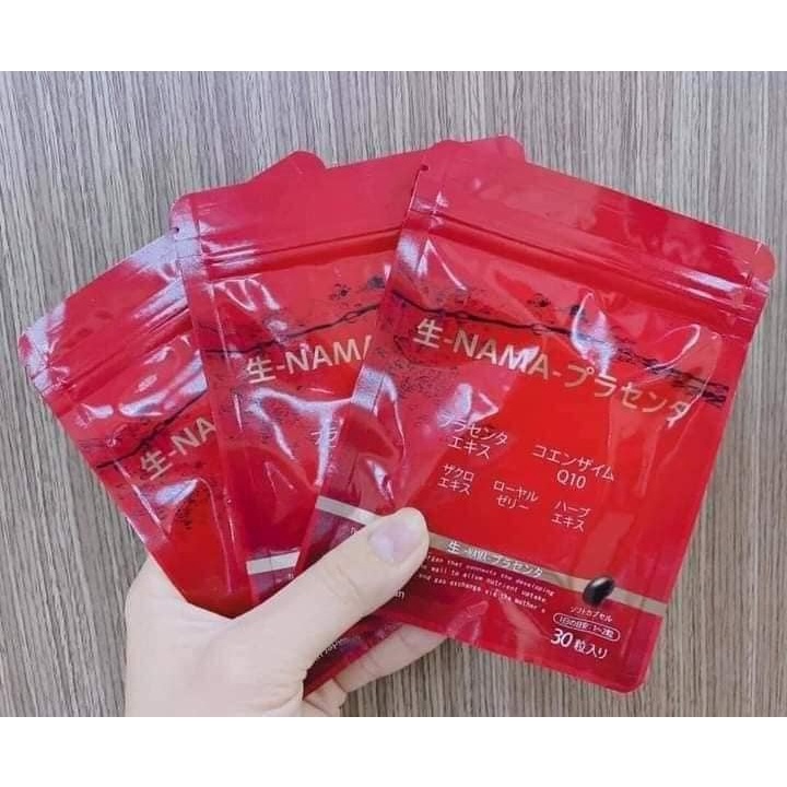 Viên nhau thai tươi Nama, sữa ong chúa, coenzym Q10 Nhật bản