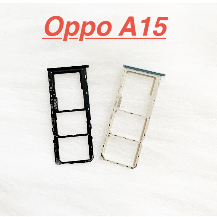 ✅ Khay Đựng Sim Oppo A15 Khay Chứa Thẻ Nhớ Ổ Sim Linh Kiện Thay Thế