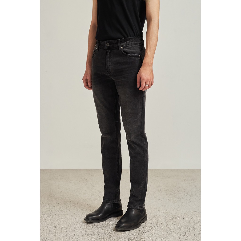 Quần jeans nam HIGHWAY MENSWEAR Jagger Jeans đen mài | BigBuy360 - bigbuy360.vn