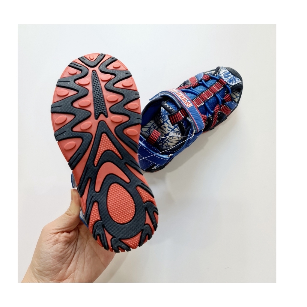 Sandal Bé Trai Kiểu Rọ Spiderman Xuất Âu Dư xịn Size 26-33 Hippo House