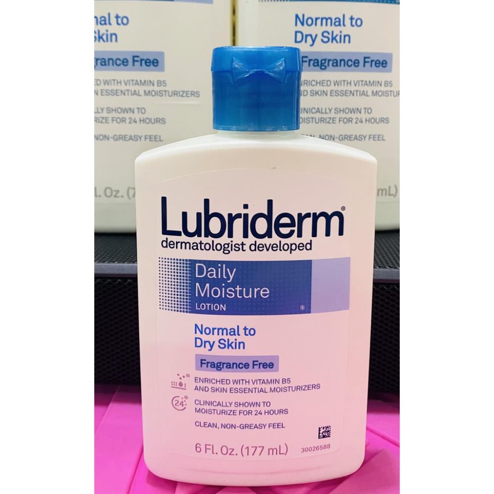 Set 3 chai Sữa dưỡng thể Lubriderm Daily Moisture Lotion ưu chuộng tại Mỹ