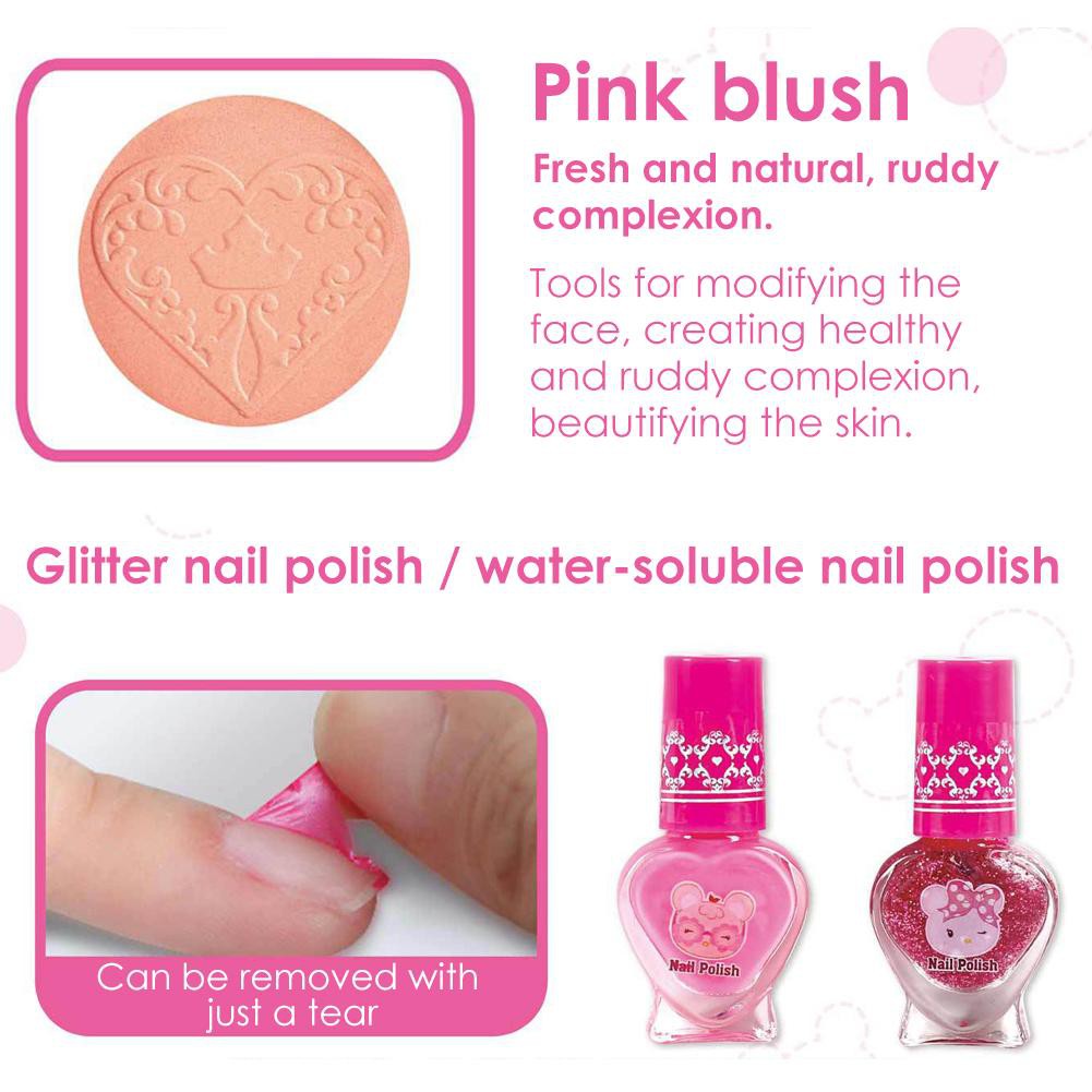 Bộ Đồ Chơi Trang Điểm An Toàn Không Độc Hại Dành Cho Bé Gái