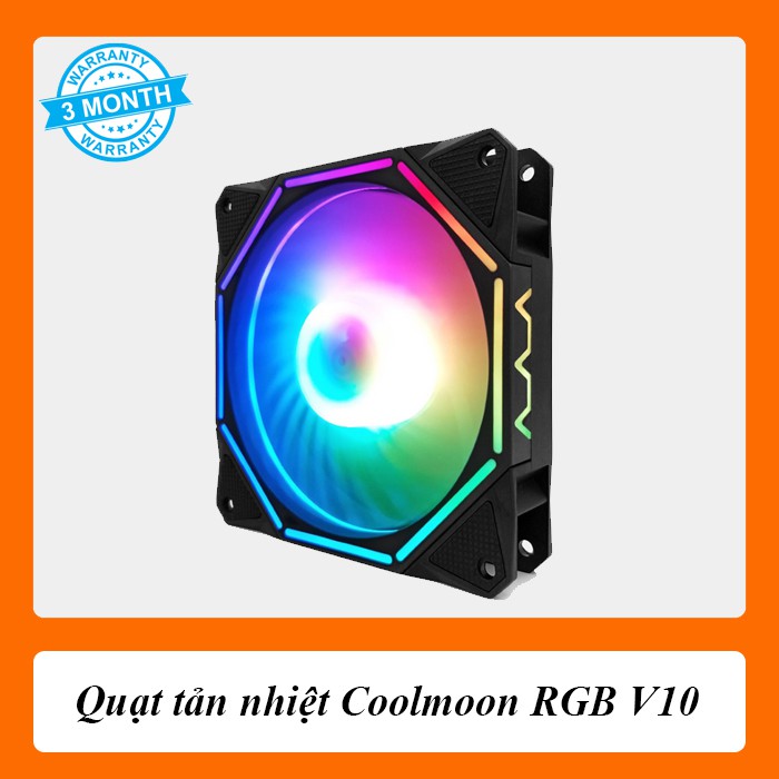 [Bán lẻ] Quạt tản nhiệt Coolmoon RGB V10