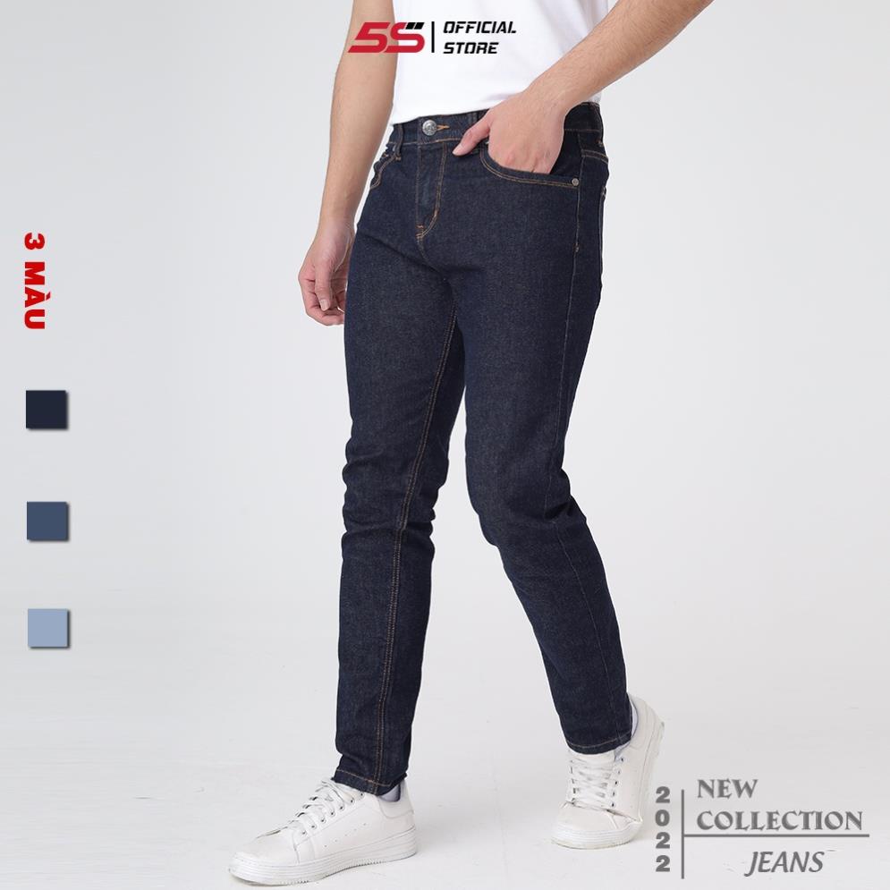 Quần Jean Nam 5S (3 Mẫu), Chất Cotton Cao Cấp, Bền Màu, Co Giãn, Không Bai Xù Phom Ôm Vừa Trẻ Trung !