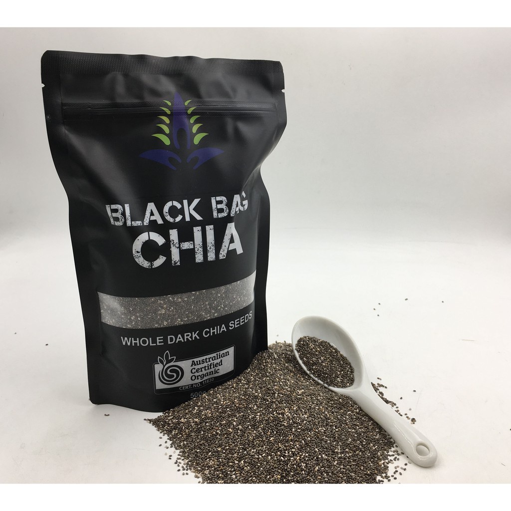 Túi 500g Hạt Chia Đen Cao Cấp