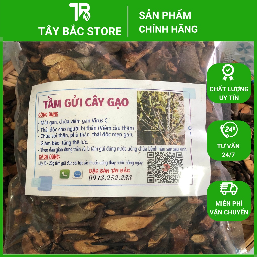 Tầm Gửi Gạo Khô 500G Giúp Hạ Mỡ Máu, Tốt Cho Người Bị Thận Và Xương Khớp