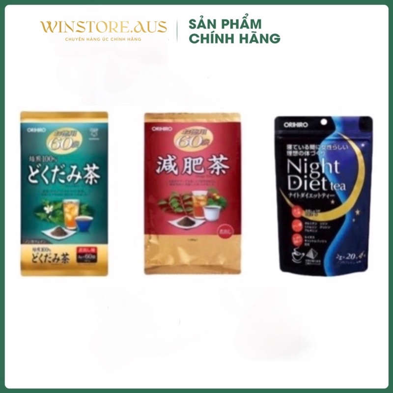 Trà Hỗ Trợ Thanh Nhiệt Giảm Cân Giảm Mỡ Orihiro Tea Nhật Bản ( Diếp cá, Ổi, Genpi) Hiệu Quả