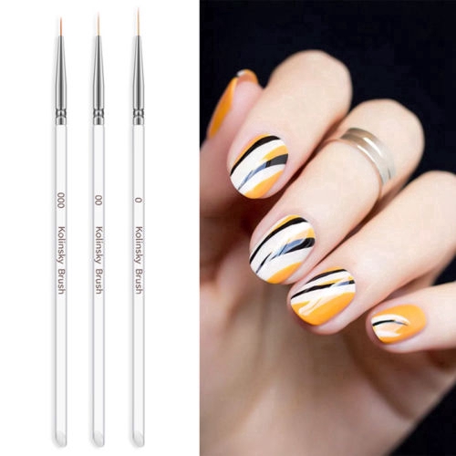 Set 3 bút vẽ móng tay nghệ thuật