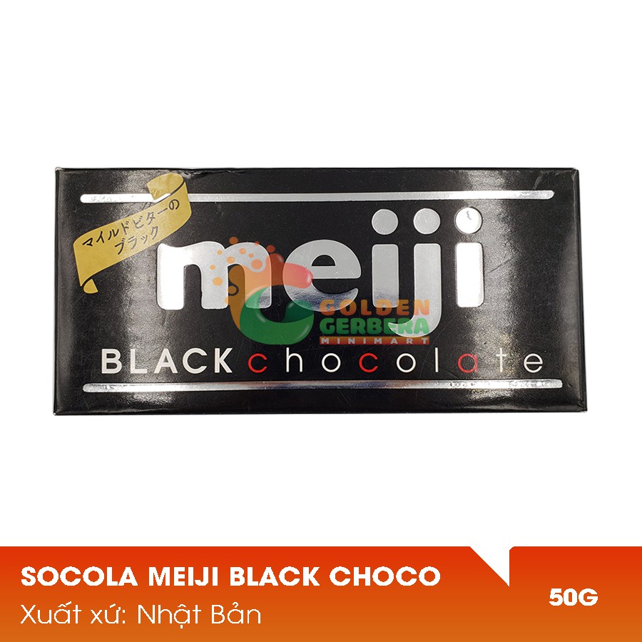 Socola Đen Hiệu Meiji Nhật 50G