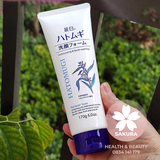 SỮA RỬA MẶT HATOMUGI NATURIE SKIN HẠT Ý DĨ (170g )