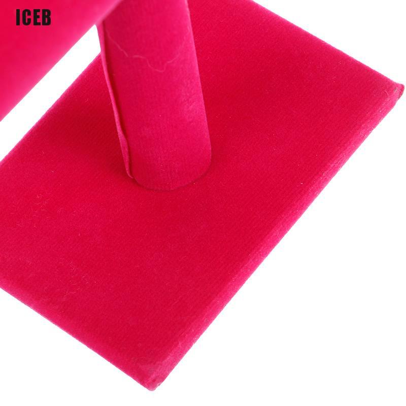 Giá Đỡ Trưng Bày Băng Đô Chữ T Chất Liệu Nhung