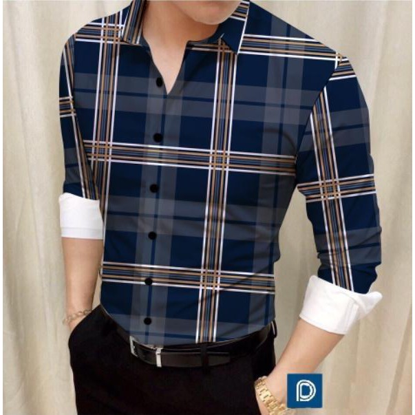 ÁO SƠ MI NAM SỌC CARO PHỐI 41, VẢI MỀM, THOÁNG MÁT, THẤM HÚT MỒ HÔI TỐT (SIZE M-6XL TỪ 40-90KG) | BigBuy360 - bigbuy360.vn