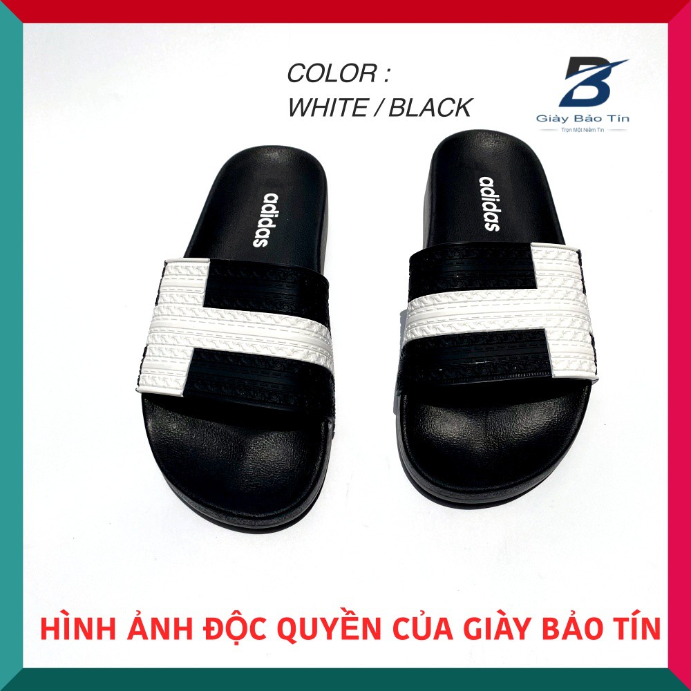 Dép nam Adidas Adilete 2 màu thời trang, quai dép sần chống bám nước, đế ngoài dép sần tăng ma sát, thiết kế ôm chân .