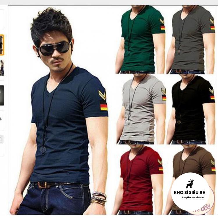 Áo phông cổ tàu quân hàm - AP3 - ĐP