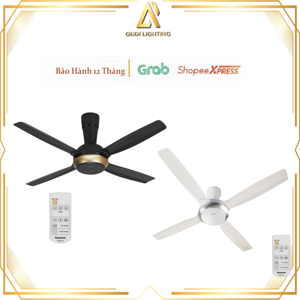 [HÀNG CHÍNH HÃNG] Quạt trần 4 cánh Panasonic F-56XPG / F-56XPG-W