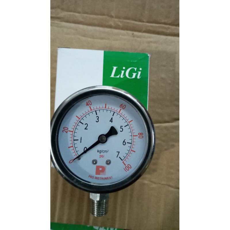 Đồng hồ đo áp suất có dầu, nhiều loại khác nhau